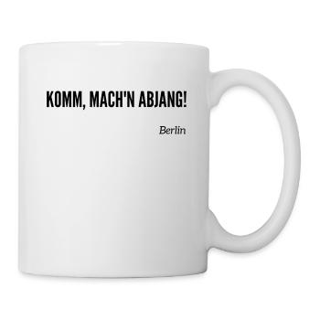 Berliner Schnauze - Tasse - Weiß - Rechts