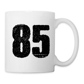 85 number jersey - Mug - white - Right