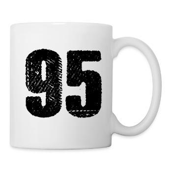 95 number jersey - Mug - white - Right