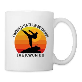 I would rather be doing Taekwondo - Mug - white - Right