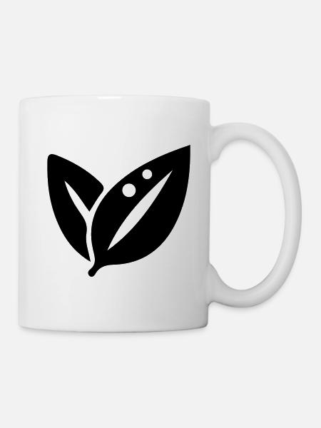 Écologie de la feuille - Mug blanc - blanc