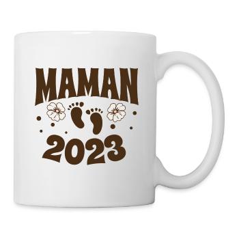 Grossesse Femme Enceinte - Future Maman 2023 - Mug blanc - blanc - Droite