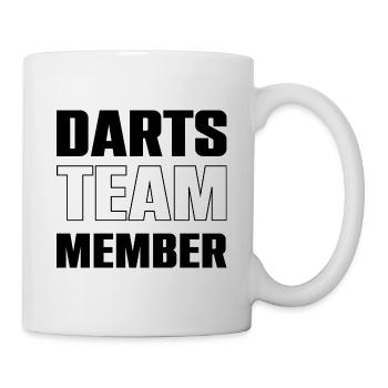 Darts Team - Tasse - Weiß - Rechts