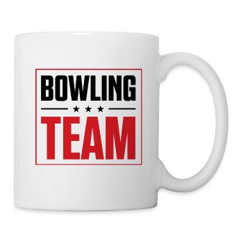 Bowling Team - Tasse - Weiß - Rechts
