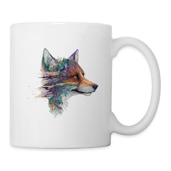 Fox Fox Motif Animals Gift Art Animal Motif - Mug - white - Right