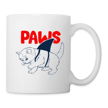 Katzen und Haikostüm - Tasse - Weiß - Rechts
