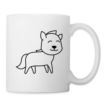 Hyena Comic Animal - Mug - white - Right