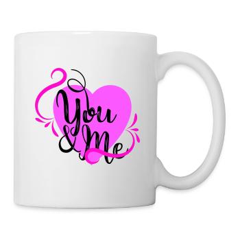TOI ET MOI - Mug blanc - blanc - Droite