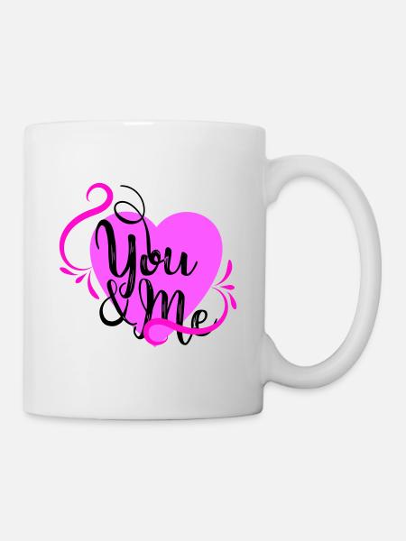 YOU AND ME - Mug - white