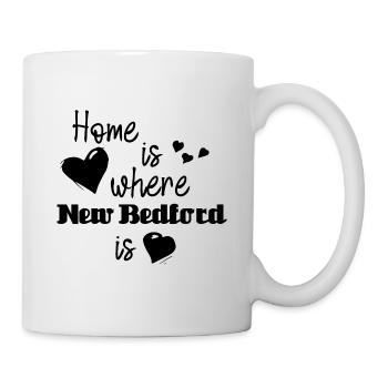 Zuhause à New Bedford - La maison est l’endroit où New Bedford - Mug blanc - blanc - Droite