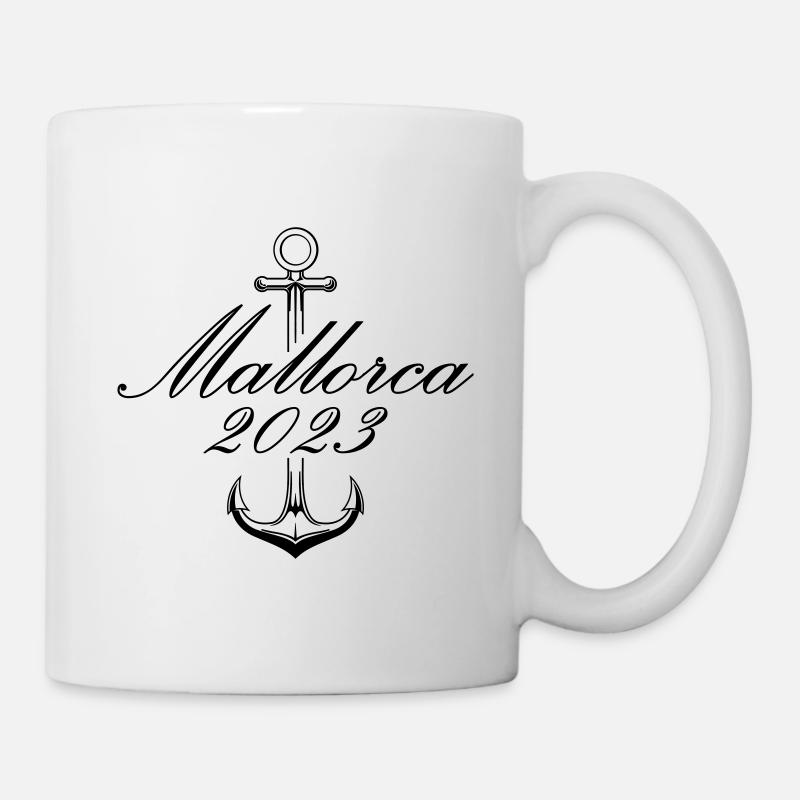 Majorque 2023 Ancre - Mug blanc - blanc