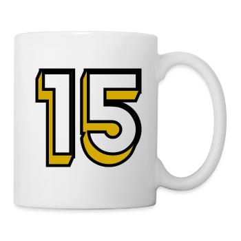 15 YEARS,15TH ANNIVERSARY,15 BIRTHDAY,15 - Mug - white - Right