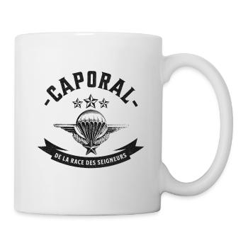 Caporal de la race des seigneurs - Mug blanc - blanc - Droite