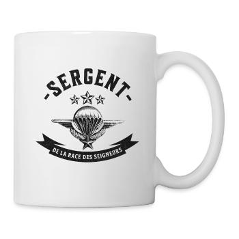 Sergent de la race des seigneurs - Mug blanc - blanc - Droite