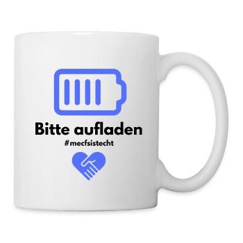 Please recharge BLUE 💙 - Mug - white - Right