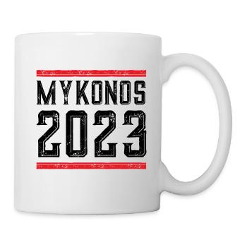 Mykonos 2023 - Tasse - Weiß - Rechts