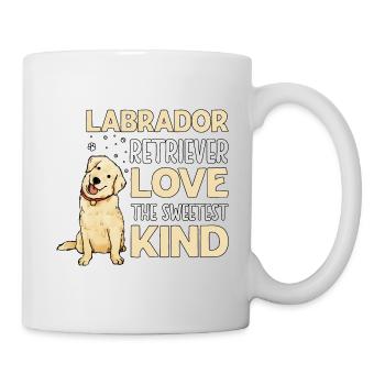 Labrador Retriever Aime l’enfant le plus doux - Mug blanc - blanc - Droite