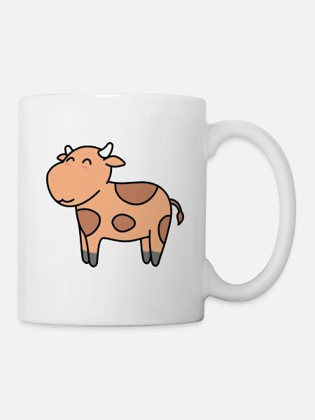 Vache Comic Animal - Mug blanc - blanc