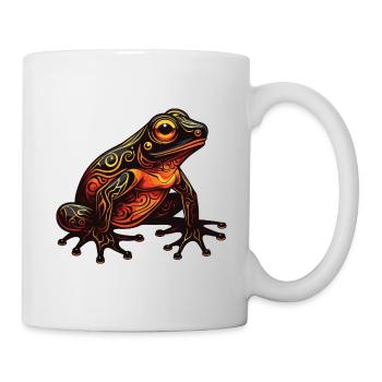Frosch Portrait - Tasse - Weiß - Rechts