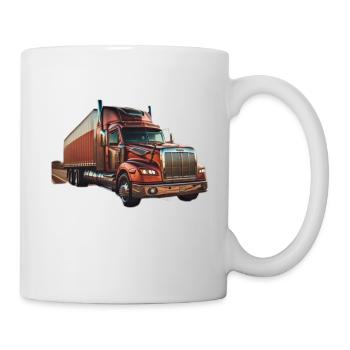 Truck - Tasse - Weiß - Rechts