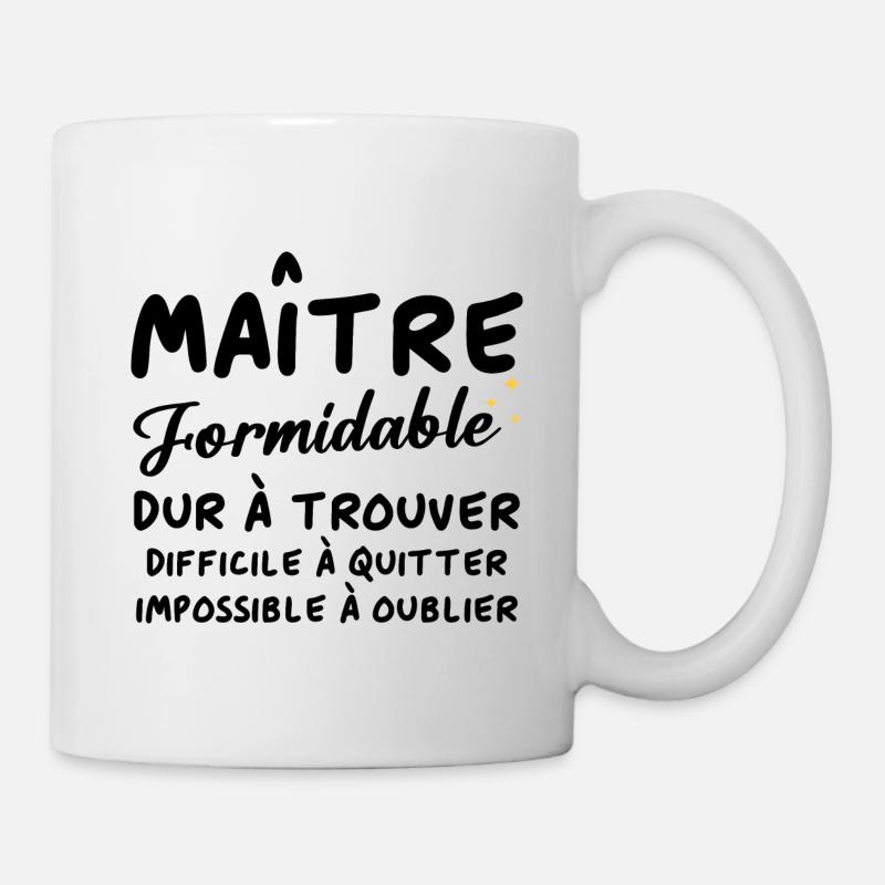 Maître formidable - Mug blanc - blanc