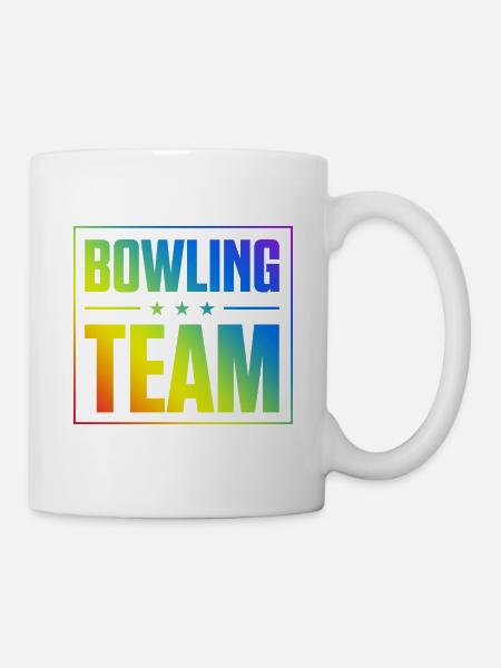 Bowling Team - Tasse - Weiß