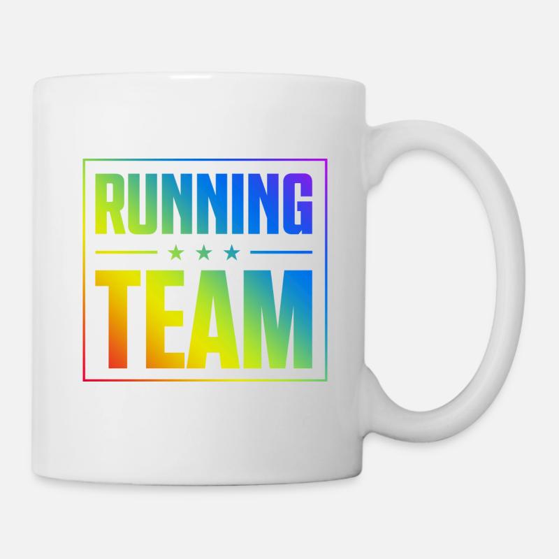 Équipe de course à pied - Mug blanc - blanc