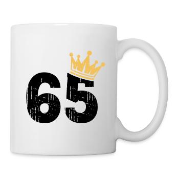 65 Crown 65th Birthday 65 Years - Mug - white - Right