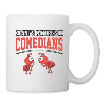 Ant's nature's comedians - Mug - white - Right