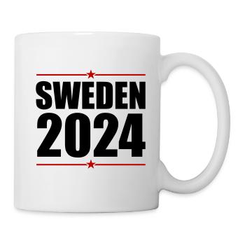 Suède 2024 - Mug blanc - blanc - Droite