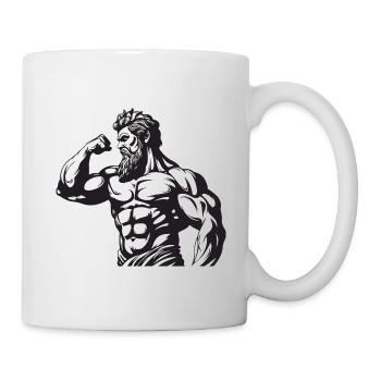 Bodybuilders Muscles Bodybuilding - Mug - white - Right