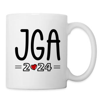 Ibiza 2024 Herz - Tasse - Weiß - Rechts
