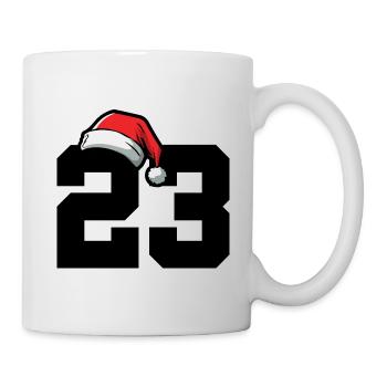23 Numéro Noël - Mug blanc - blanc - Droite
