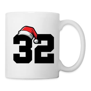 32 Numéro Noël - Mug blanc - blanc - Droite
