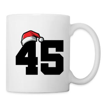 45 Numéro Noël - Mug blanc - blanc - Droite