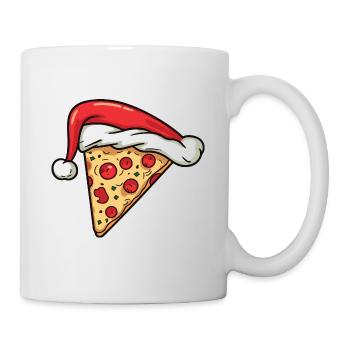 Pizza Christmas Food - Mug - white - Right