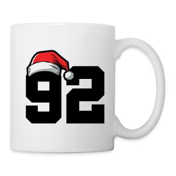 92 Number Christmas - Mug - white - Right