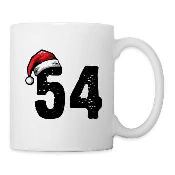 54 Numéro Noël - Mug blanc - blanc - Droite