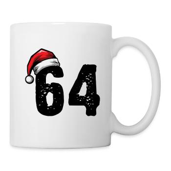 64 Numéro Noël - Mug blanc - blanc - Droite