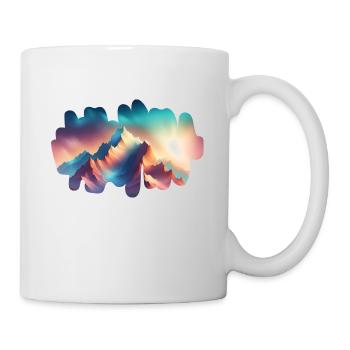 Bergdämmerung - Tasse - Weiß - Rechts
