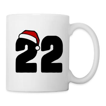 22 Number Christmas - Mug - white - Right