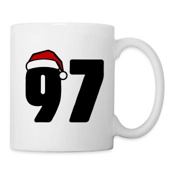 97 Numéro Noël - Mug blanc - blanc - Droite