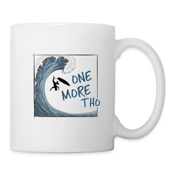 Encore une grosse vague ! Surfeur de vagues japonais - Mug blanc - blanc - Droite