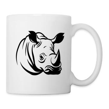 Rhino Animal Welfare Animal - Mug - white - Right