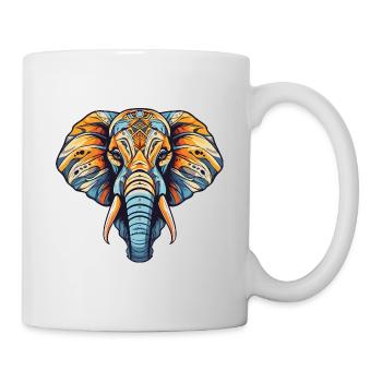 Elephant Head - Mug - white - Right