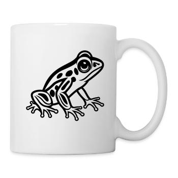 Animal grenouille - Mug blanc - blanc - Droite