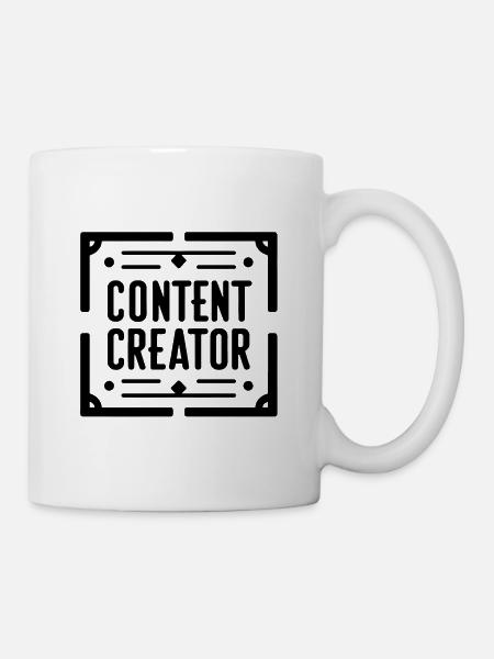 I am a Content Creator - Tasse - Weiß