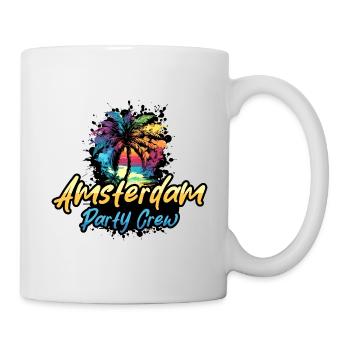 Vacances de l’équipage de fête à Amsterdam - Mug blanc - blanc - Droite