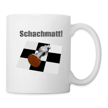 Schach Design: Schachmatt! - Tasse - Weiß - Rechts