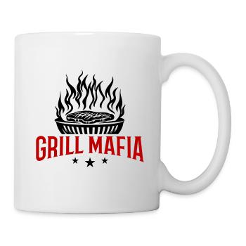 Grill Mafia Grillen - Tasse - Weiß - Rechts